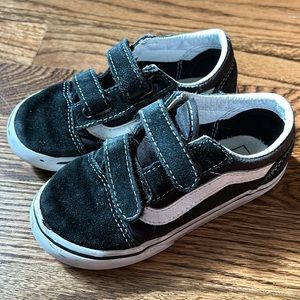 Black Vans Toddler Size 9